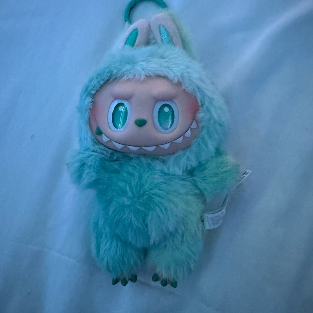 Adorable Plush Monster Doll - Teal